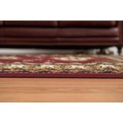 Dallas Tres Burgundy 5 ft. x 7 ft. Indoor Area Rug by United Weavers 12 Dallas Tres Burgundy 5 ft. x 7 ft. Indoor Area Rug by United Weavers -United Weavers shop burgundy united weavers area rugs 851 10235 58 1d 1000