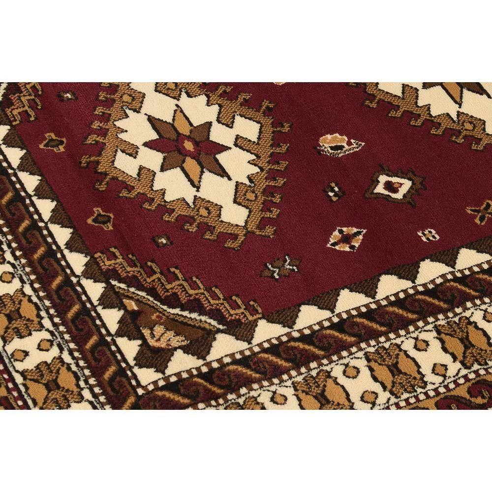 Dallas Tres Burgundy 5 ft. x 7 ft. Indoor Area Rug by United Weavers 7 Dallas Tres Burgundy 5 ft. x 7 ft. Indoor Area Rug by United Weavers - Image 5