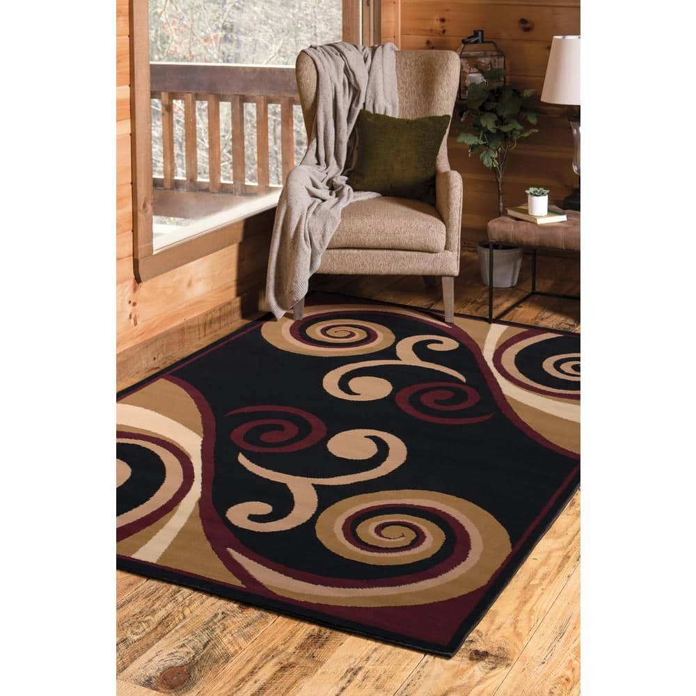 Dallas Billow Burgundy Runner Rug 2'3 X 7'2" by United Weavers 6 Dallas Billow Burgundy Runner Rug 2'3 X 7'2" by United Weavers - Image 4