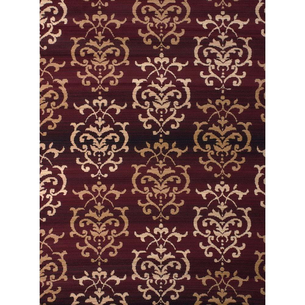 Countess Burgundy 8 ft. x 11 ft. Indoor Area Rug by United Weavers 3 Countess Burgundy 8 ft. x 11 ft. Indoor Area Rug by United Weavers
