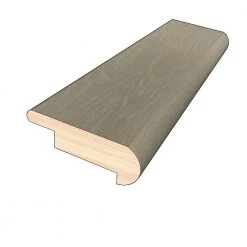 Butterscotch 3/4 in. Thick x 2 in. Width x 78 in. Length Hardwood Overlap Stair Nose Molding by OptiWood