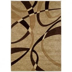 Contours La Chic Chocolate Accent Rug 1'10" x 2'8" by United Weavers