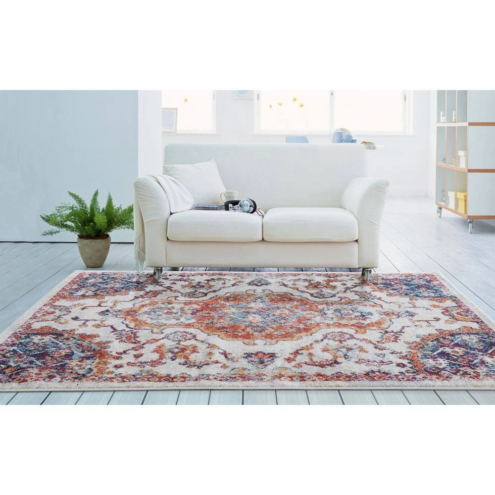 Bali Melaya Cream 12 ft. 6 in. x 15 ft. Area Rug by United Weavers 8 Bali Melaya Cream 12 ft. 6 in. x 15 ft. Area Rug by United Weavers - Image 6