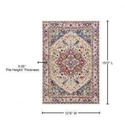 Abigail Zariah Cream 13 ft. x 15 ft. Oversize Rug by United Weavers -United Weavers shop cream united weavers area rugs 713 20990 1215 76 1000