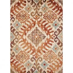 Bridges Verazanno Crimson 9 ft. 10 in. x 13 ft. 2 in. Geometric Olefin Area Rug by United Weavers