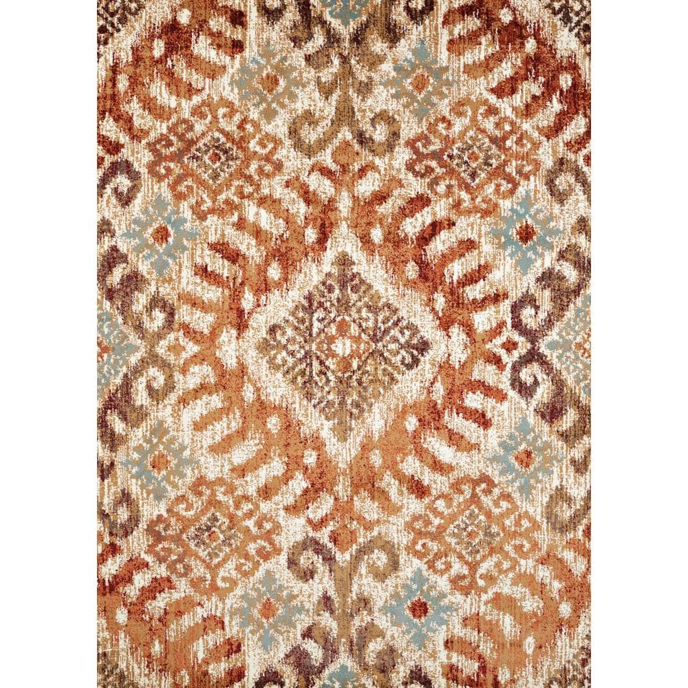 Bridges Verazanno Crimson 9 ft. 10 in. x 13 ft. 2 in. Geometric Olefin Area Rug by United Weavers 3 Bridges Verazanno Crimson 9 ft. 10 in. x 13 ft. 2 in. Geometric Olefin Area Rug by United Weavers