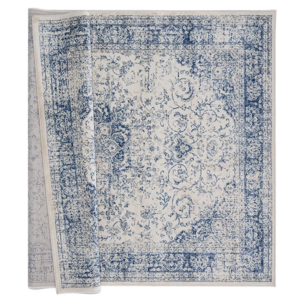 Clairmont Larnaca Denim Blue 7 ft. 10 in. x 10 ft. 6 in. Area Rug by United Weavers 4 Clairmont Larnaca Denim Blue 7 ft. 10 in. x 10 ft. 6 in. Area Rug by United Weavers - Image 2