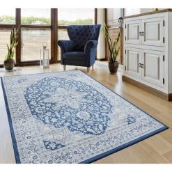 Clairmont Bari Denim Blue 12 ft. 6 in. x 15 ft. Area Rug by United Weavers -United Weavers shop denim blue united weavers area rugs 4000 40161 1215 31 1000