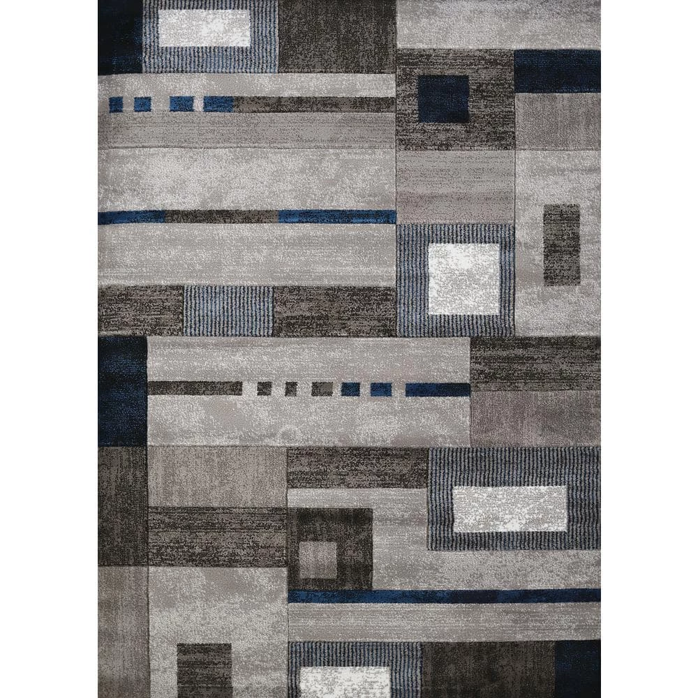 Studio Percussion Denim Blue 8 ft. x 11 ft. Indoor Area Rug by United Weavers 3 Studio Percussion Denim Blue 8 ft. x 11 ft. Indoor Area Rug by United Weavers