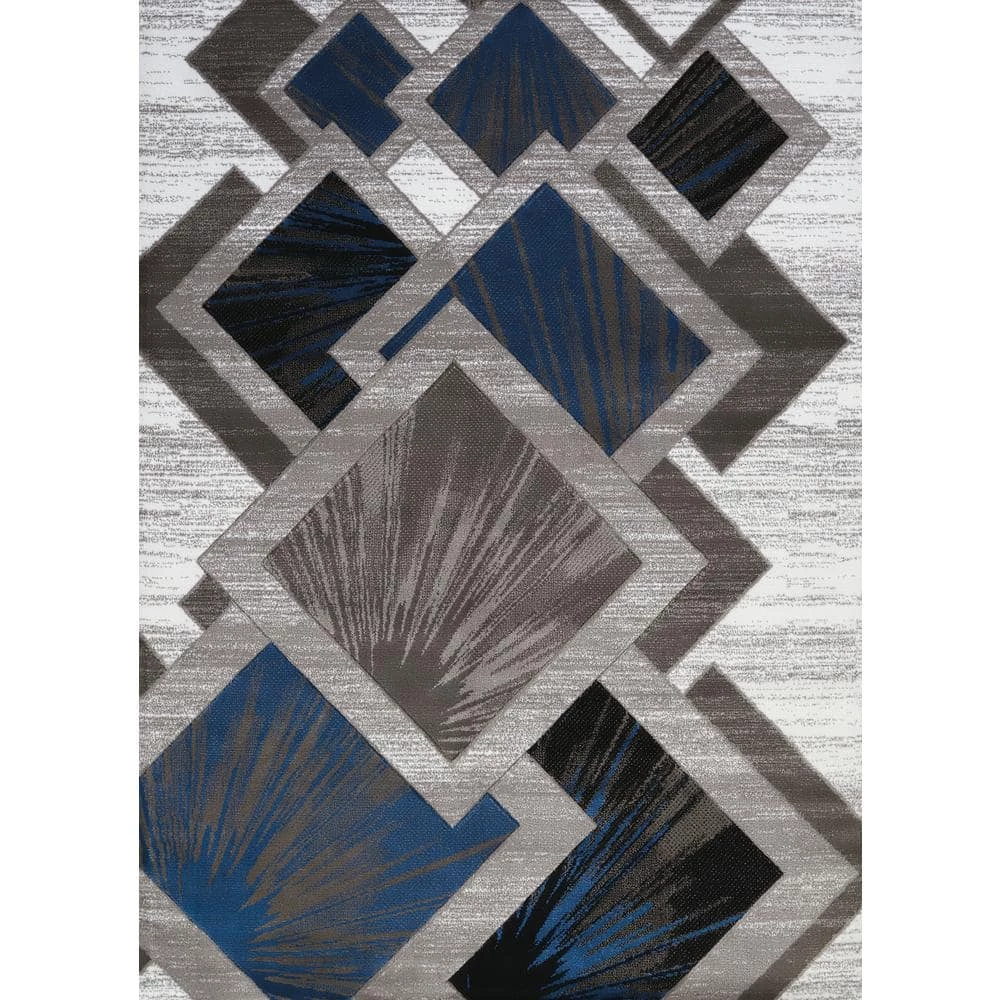 Studio Flash Denim Blue 8 ft. x 11 ft. Oversize Area Rug by United Weavers 3 Studio Flash Denim Blue 8 ft. x 11 ft. Oversize Area Rug by United Weavers