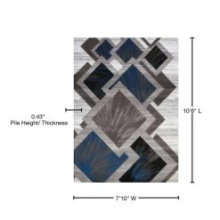 Studio Flash Denim Blue 8 ft. x 11 ft. Oversize Area Rug by United Weavers 13 Studio Flash Denim Blue 8 ft. x 11 ft. Oversize Area Rug by United Weavers -United Weavers shop denim blue united weavers area rugs 710 00661 912 76 1000