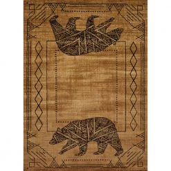 Affinity Bear Cave Gold 7 ft. 10 in. x 10 ft. 6 in. Area Rug by United Weavers