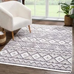 Chelsea Brimmer Grey 7 ft. 10 in. x 10 ft. 6 in. Oversize Rug by United Weavers -United Weavers shop gray united weavers area rugs 2920 81672 912 31 1000