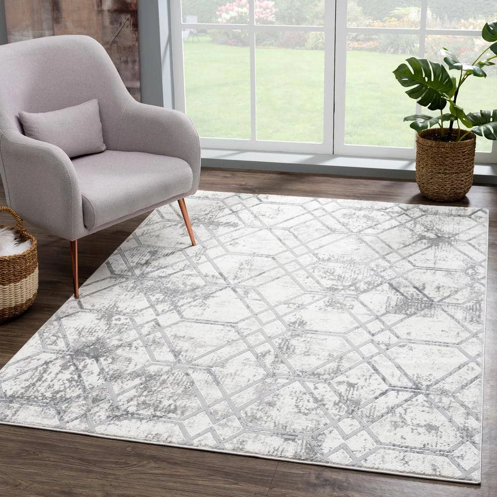 Reserve Broadway Grey 2 ft. 7 in. x 7 ft. 2 in. Runner Rug by United Weavers 7 Reserve Broadway Grey 2 ft. 7 in. x 7 ft. 2 in. Runner Rug by United Weavers - Image 5
