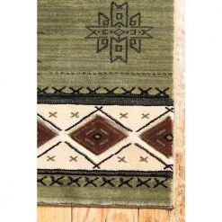 Cottage Timberland Green 7 ft. 10 in. x 10 ft. 6 in. Area Rug by United Weavers -United Weavers shop green united weavers area rugs 2055 41845 912 c3 1000