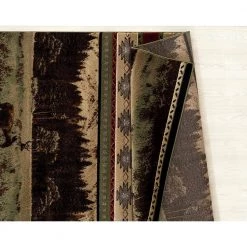 Woodside Woodland Meadows Green 2 ft. x 7 ft. Area Rug by United Weavers -United Weavers shop green united weavers area rugs 712 30545 28 66 1000