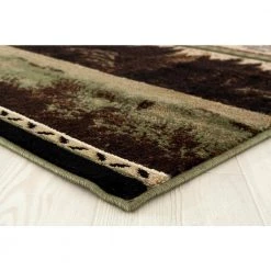 Woodside Woodland Meadows Green 2 ft. x 7 ft. Area Rug by United Weavers -United Weavers shop green united weavers area rugs 712 30545 28 c3 1000