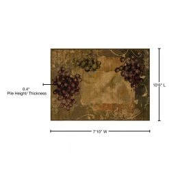 Affinity Vineyard Green 7 ft. 10 in. x 10 ft. 6 in. Abstract Polypropylene Area Rug by United Weavers 18 Affinity Vineyard Green 7 ft. 10 in. x 10 ft. 6 in. Abstract Polypropylene Area Rug by United Weavers -United Weavers shop green united weavers area rugs 750 01745 912 76 1000