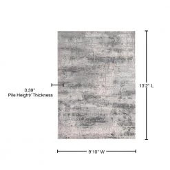 Cascades Mazama Grey 9 ft. 10 in. x 13 ft. 2 in. Area Rug by United Weavers -United Weavers shop grey united weavers area rugs 2601 10172 1013 76 1000