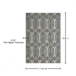 Garfield Inspiration Grey 7 ft. 10 in. x 10 ft. 6 in. Area Rug by United Weavers -United Weavers shop grey united weavers area rugs 2800 90172 912 76 1000