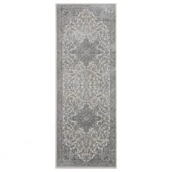 Clairmont Zadar Grey 2 ft. 7 in. x 7 ft. 2 in. Runner Rug by United Weavers