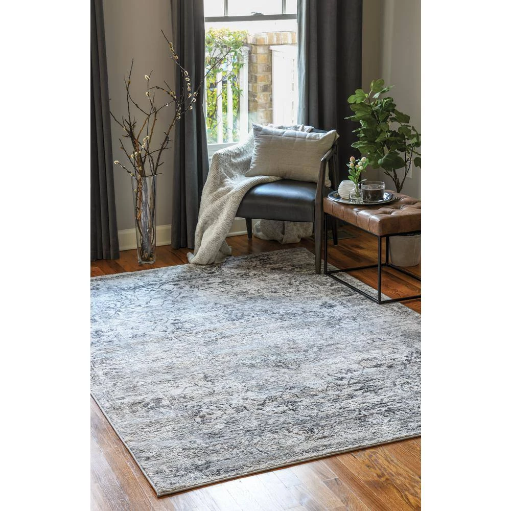 Austin Clark Grey 12 ft. 6 in. x 15 ft. Oversize Area Rug by United Weavers 4 Austin Clark Grey 12 ft. 6 in. x 15 ft. Oversize Area Rug by United Weavers - Image 2