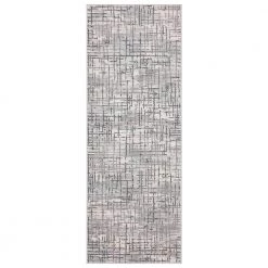 Austin Eli Grey 2 ft. 7 in. x 7 ft. 4 in. Runner Rug by United Weavers