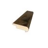 Honeystone 0.45 in. Thick x 2 in. Width x 78 in. Length Overlap Stair Nose Molding by OptiWood