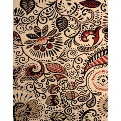 Dallas Bandanna Ivory 8 ft. x 11 ft. Indoor Area Rug by United Weavers