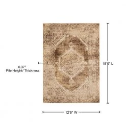 Marrakesh Sultana Light Brown 12 ft. 6 in. x 15 ft. Area Rug by United Weavers -United Weavers shop light brown united weavers area rugs 3801 30352 1215 76 1000