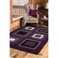 Spaces Lilac 5 ft. x 7 ft. Indoor Area Rug by United Weavers 11 Spaces Lilac 5 ft. x 7 ft. Indoor Area Rug by United Weavers -United Weavers shop lilac united weavers area rugs 851 10387 58 c3 1000