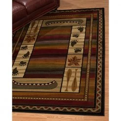 Affinity Canoe Sunset Lodge 7 ft. 10 in. x 10 ft. 6 in. Area Rug by United Weavers 13 Affinity Canoe Sunset Lodge 7 ft. 10 in. x 10 ft. 6 in. Area Rug by United Weavers -United Weavers shop lodge united weavers area rugs 750 04043 912 31 1000