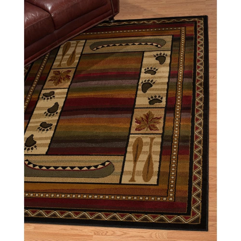 Affinity Canoe Sunset Lodge 7 ft. 10 in. x 10 ft. 6 in. Area Rug by United Weavers 8 Affinity Canoe Sunset Lodge 7 ft. 10 in. x 10 ft. 6 in. Area Rug by United Weavers - Image 6