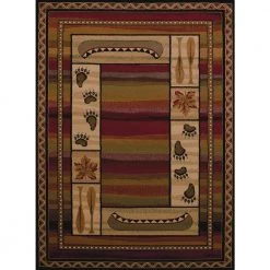 Affinity Canoe Sunset Lodge 7 ft. 10 in. x 10 ft. 6 in. Area Rug by United Weavers