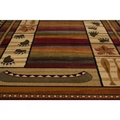Affinity Canoe Sunset Lodge 7 ft. 10 in. x 10 ft. 6 in. Area Rug by United Weavers 10 Affinity Canoe Sunset Lodge 7 ft. 10 in. x 10 ft. 6 in. Area Rug by United Weavers -United Weavers shop lodge united weavers area rugs 750 04043 912 c3 1000