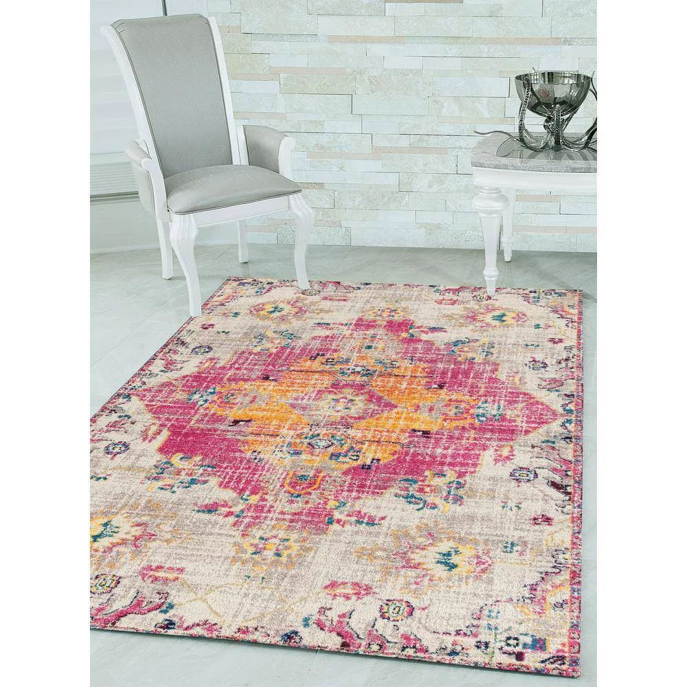 Abigail Seraphina Magenta 13 ft. x 15 ft. Oversize Rug by United Weavers 4 Abigail Seraphina Magenta 13 ft. x 15 ft. Oversize Rug by United Weavers - Image 2