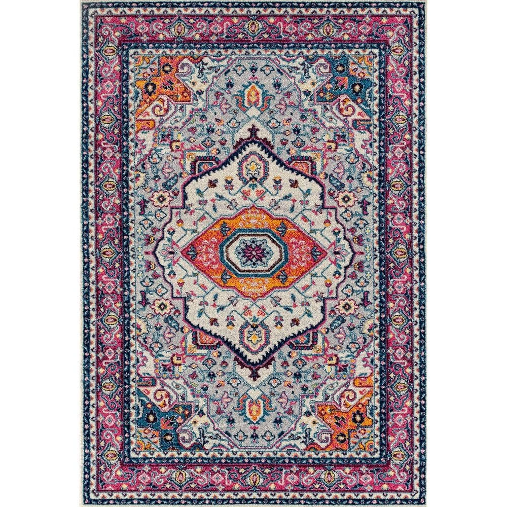 Abigail Sia Magenta 8 ft. x 11 ft. Area Rug by United Weavers 3 Abigail Sia Magenta 8 ft. x 11 ft. Area Rug by United Weavers