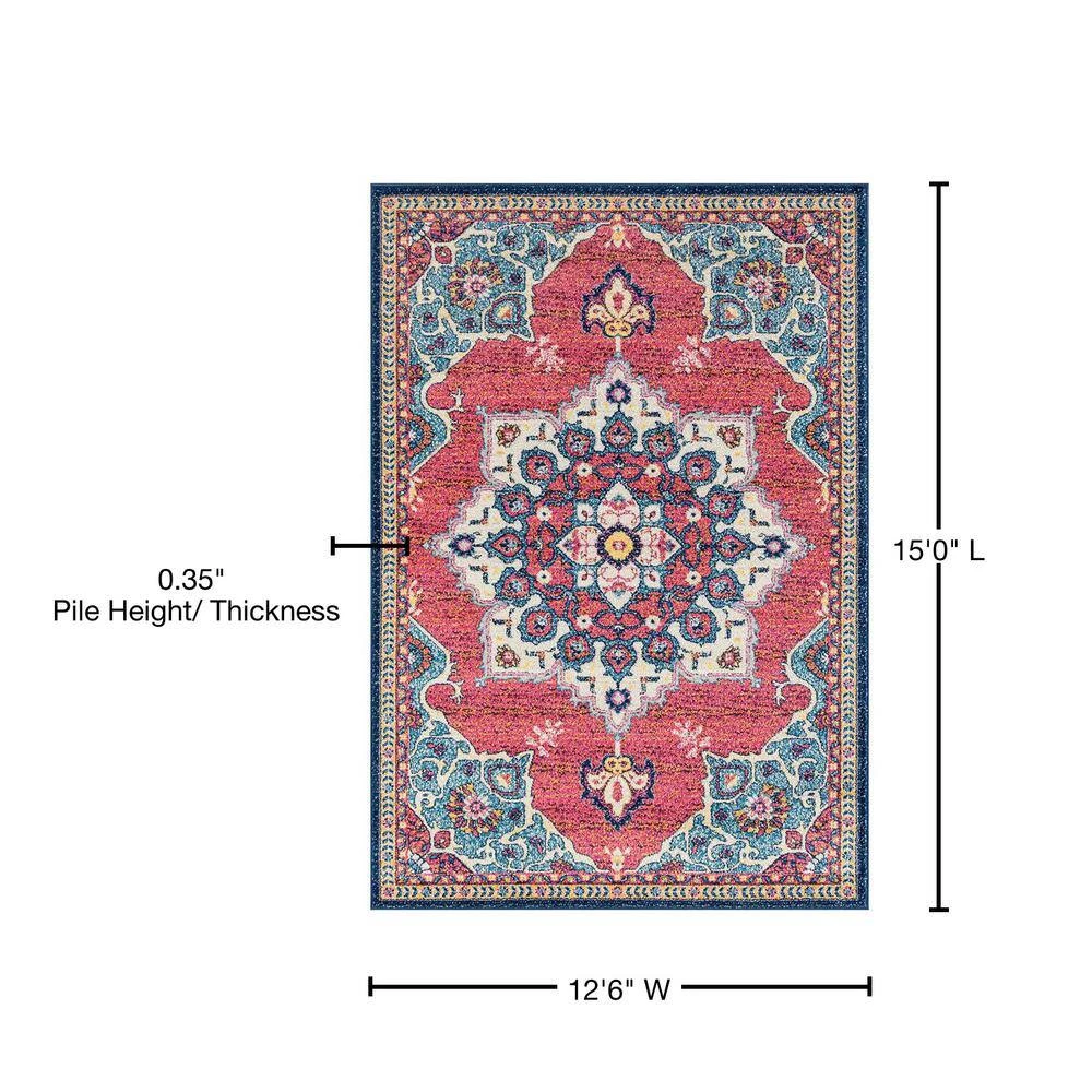 Abigail Valentina Midnight Blue 13 ft. x 15 ft. Oversize Area Rug by United Weavers 8 Abigail Valentina Midnight Blue 13 ft. x 15 ft. Oversize Area Rug by United Weavers - Image 6