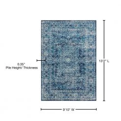 Abigail Britta Midnight Blue 10 ft. x 13 ft. Area Rug by United Weavers -United Weavers shop midnight blue united weavers area rugs 713 21068 1013 76 1000