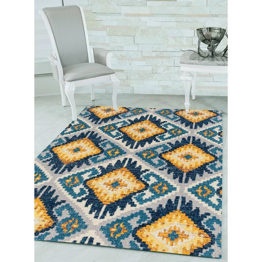 Abigail Tinley Midnight Blue 13 ft. x 15 ft. Oversize Rug by United Weavers 7 Abigail Tinley Midnight Blue 13 ft. x 15 ft. Oversize Rug by United Weavers - Image 5