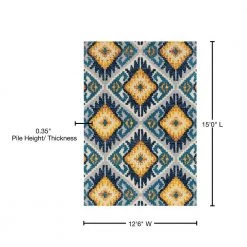 Abigail Tinley Midnight Blue 13 ft. x 15 ft. Oversize Rug by United Weavers 10 Abigail Tinley Midnight Blue 13 ft. x 15 ft. Oversize Rug by United Weavers -United Weavers shop midnight blue united weavers area rugs 713 21468 1215 76 1000