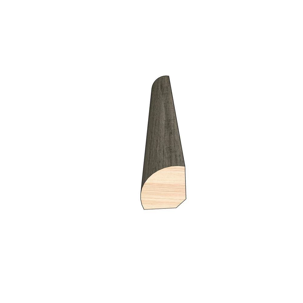 Mixed Gray 0.75 in. Thick x 0.75 in. Width x 78 in. Length Quarter Round Hardwood Molding by OptiWood 4 Mixed Gray 0.75 in. Thick x 0.75 in. Width x 78 in. Length Quarter Round Hardwood Molding by OptiWood - Image 2