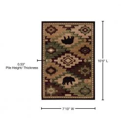 Cottage Legacy Multi 7 ft. 10 in. x 10 ft. 6 in. Area Rug by United Weavers 19 Cottage Legacy Multi 7 ft. 10 in. x 10 ft. 6 in. Area Rug by United Weavers -United Weavers shop multi united weavers area rugs 2055 40175 912 76 1000
