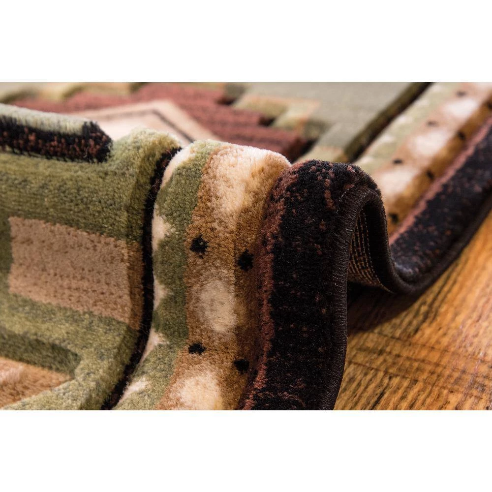 Cottage Legacy Multi 7 ft. 10 in. x 10 ft. 6 in. Area Rug by United Weavers 4 Cottage Legacy Multi 7 ft. 10 in. x 10 ft. 6 in. Area Rug by United Weavers - Image 2