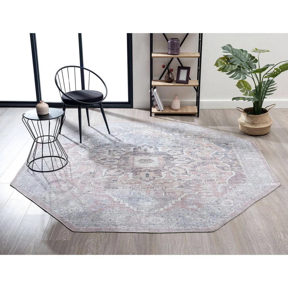 Divine Pure Multi 7 ft. 10 in. Octagon Area Rug by United Weavers 4 Divine Pure Multi 7 ft. 10 in. Octagon Area Rug by United Weavers - Image 2
