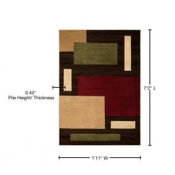 Studio Chisel Multi 2 ft. x 7 ft. Area Rug by United Weavers -United Weavers shop multi united weavers area rugs 710 01275 28 76 1000
