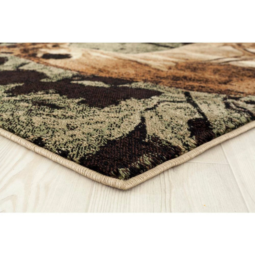 Woodside Deer Kin Multi 8 ft. x 11 ft. Oversize Area Rug by United Weavers 6 Woodside Deer Kin Multi 8 ft. x 11 ft. Oversize Area Rug by United Weavers - Image 4