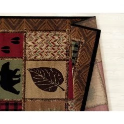 Woodside Hunter's Patchwork Multi 5 ft. x 7 ft. Area Rug by United Weavers -United Weavers shop multi united weavers area rugs 712 30375 58 66 1000