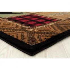 Woodside Hunter's Patchwork Multi 5 ft. x 7 ft. Area Rug by United Weavers -United Weavers shop multi united weavers area rugs 712 30375 58 c3 1000