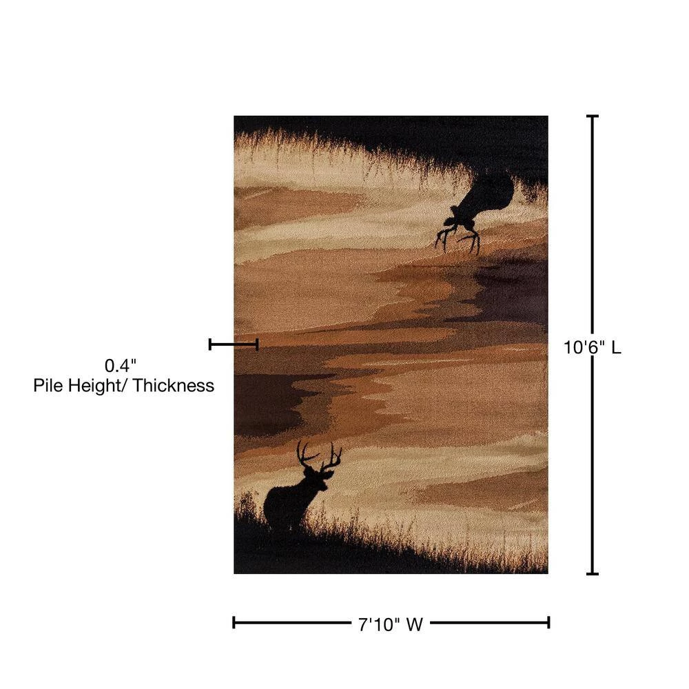 Woodside Hazy Distance Multi 8 ft. x 11 ft. Oversize Area Rug by United Weavers 7 Woodside Hazy Distance Multi 8 ft. x 11 ft. Oversize Area Rug by United Weavers - Image 5